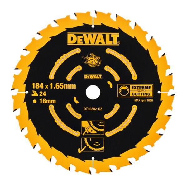 DewaltDT10302 184mm 24T Extreme Corded Circular Saw Blade
