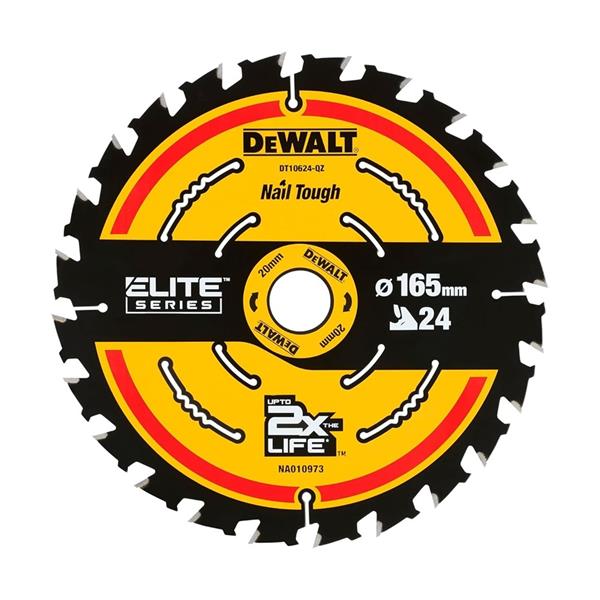 DewaltDT10624 165mm 24T 20mm Extreme Cordless Circular Saw Blade