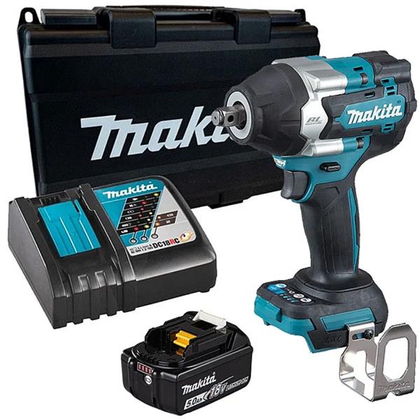 MakitaDTW700RT 18V LXT Brushless 1/2'' Impact Wrench (1x5Ah)