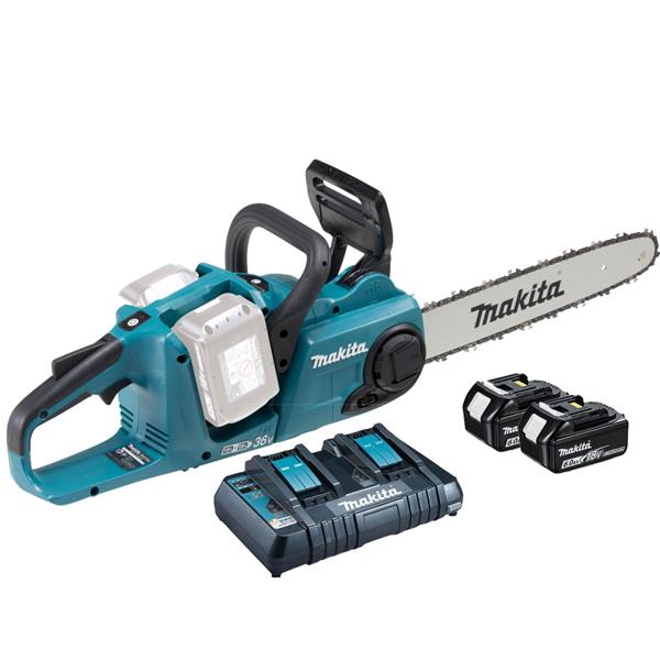 MakitaDUC353PT2 350mm LXT Li-Ion BL Chainsaw Kit (2x5Ah)