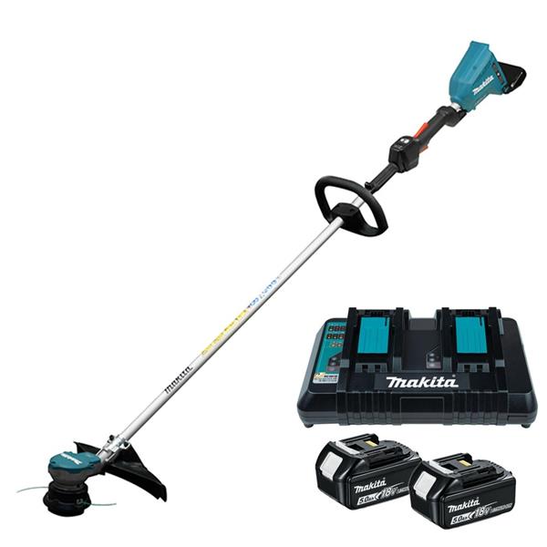 MakitaDUR364L2 Twin 18V Line Trimmer Kit (2x5.0Ah)