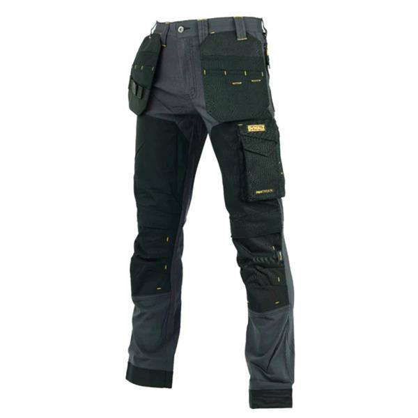 DeWalt Memphis Stretch Holster Work Trouser - Grey/Black