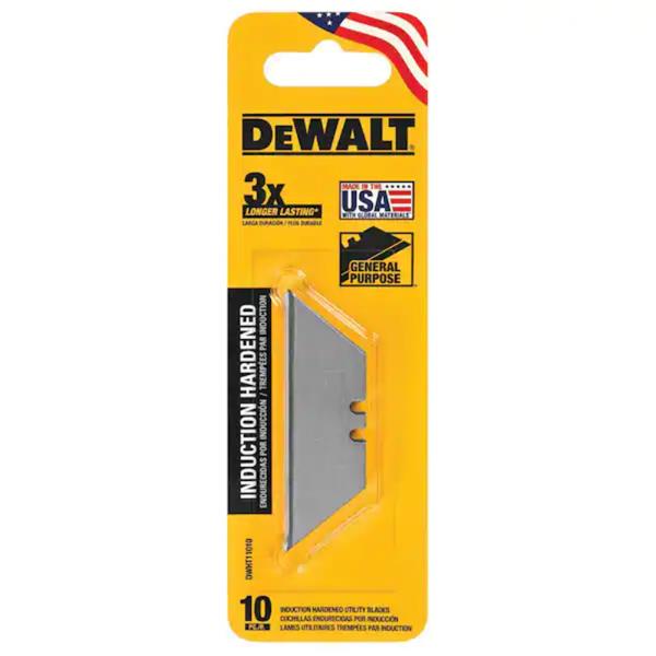 DewaltDWHT11010 Induction Hardened Utility Blades - 10 Pack