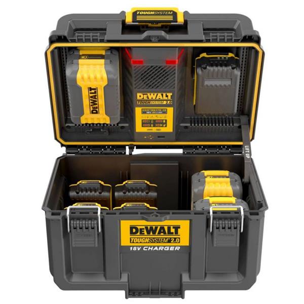 DewaltDWST83470 Toughsystem 2.0 Charger Box for 18V/54V XR/Flexvolt Batteries