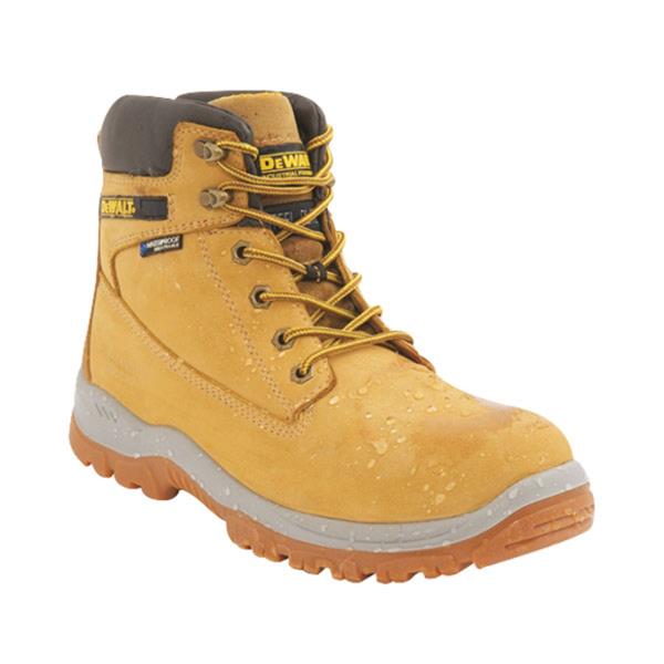 DewaltTitanium Waterproof Safety Work Boots - Honey