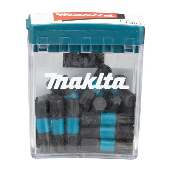 MakitaE-12653 Screw Bit Impact Black, T30, 25 mm, 25 pcs