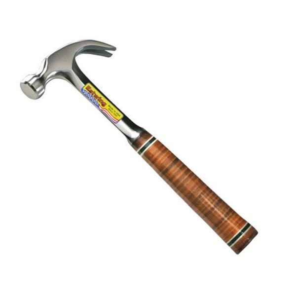 EstwingE16C Hammer Curved Claw Smooth Face 16oz - Leather Grip
