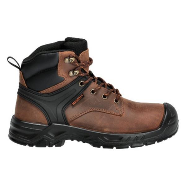 MascotF1002 Safety Boot S3S With Laces - Nut Brown/Black