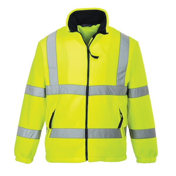 PortwestF300 Hi-Vis Mesh Lined Fleece - Yellow