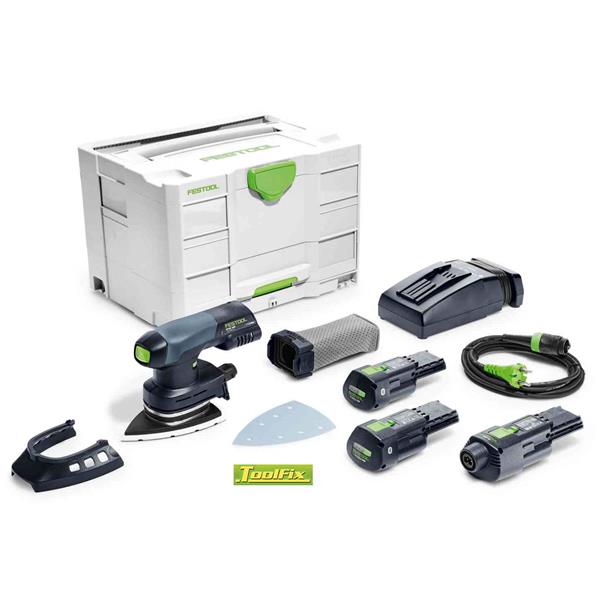 Festool577511 Cordless Delta Sander DTSC 400 Li 3.1 I-Set