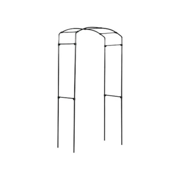 MiscGardman Gallic Arch Black Steel Decorative Garden Feature 07735