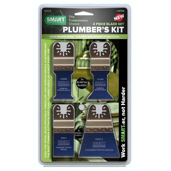 SmartH4PMK Trade 4 Piece Plumbers Kit