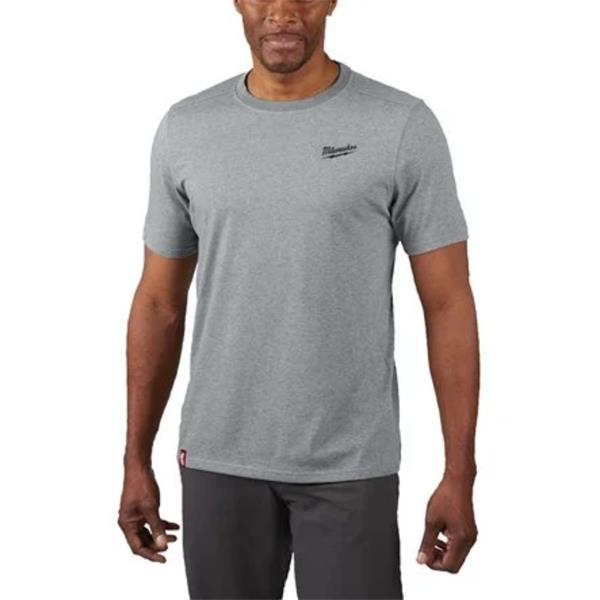 Milwaukee Hybrid Work Short Sleeve T-Shirt - Grey
