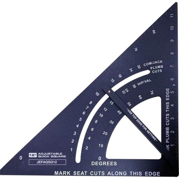 Jefferson12" Adjustable Quick Square JEFAQSQ12