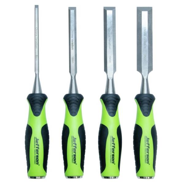 Jefferson4 Piece Wood Chisel Set JEFCHIWDS-04