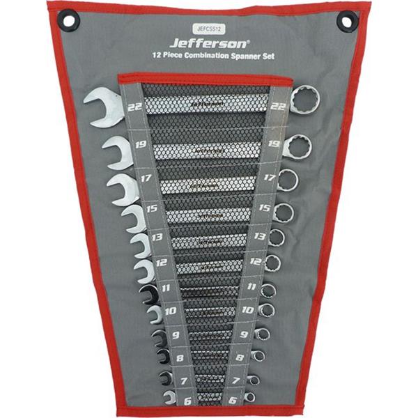 Jefferson12 Piece Combination Spanner Set JEFCSS12