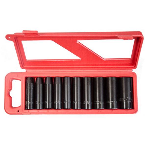 Jefferson10 Piece 1/2'' Deep Metric Impact Socket Set JEFISOC12-02