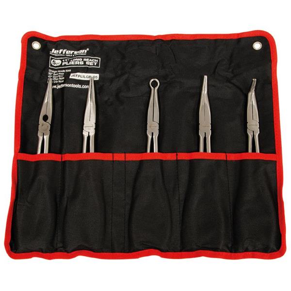 Jefferson5 Piece Long Reach Pliers Set JEFPLILGR-05