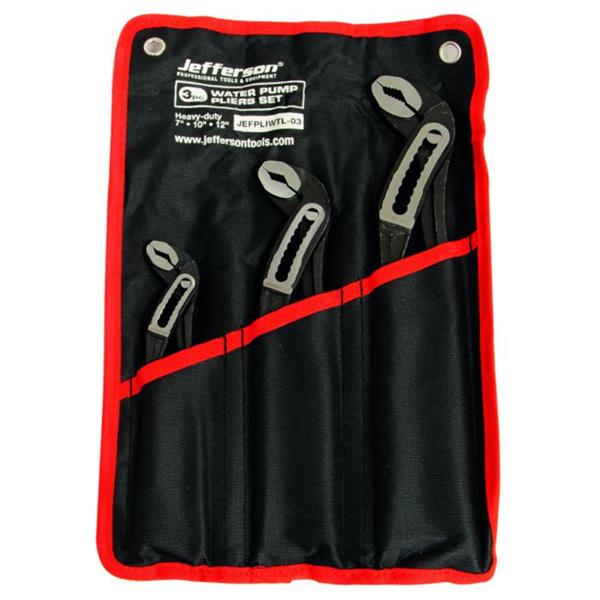 Jefferson3 Piece Large Water Pump Pliers Set JEFPLIWTL-03