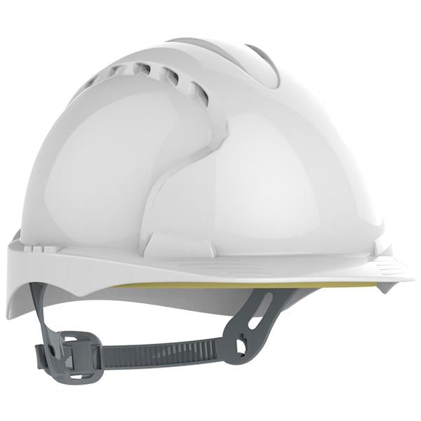 JSPEVO2 Safety Helmet Non Vented - White