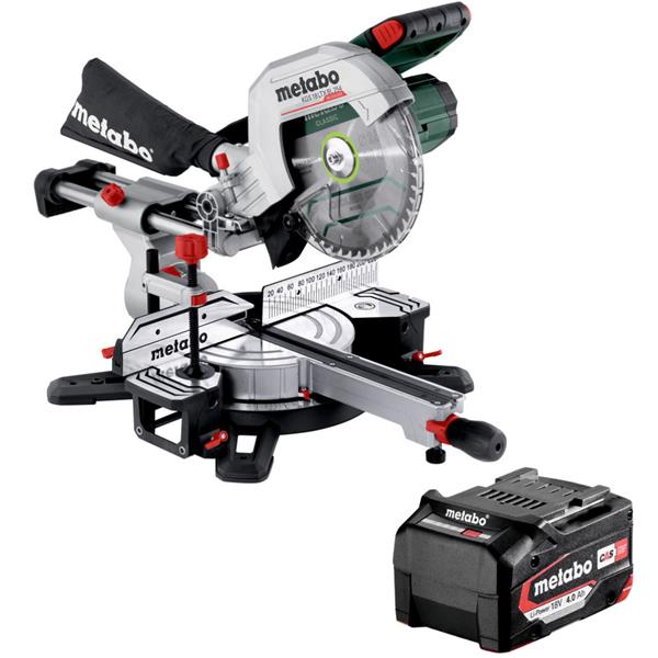 Metabo18V KGS 18 LTX BL 254 254mm 10" Mitre Saw (1x 4Ah)