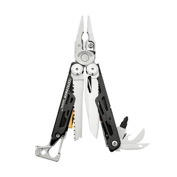 LeathermanSignal Multi-Tool w/Nylon Sheath - Black DLC with Stainless Steel LT700