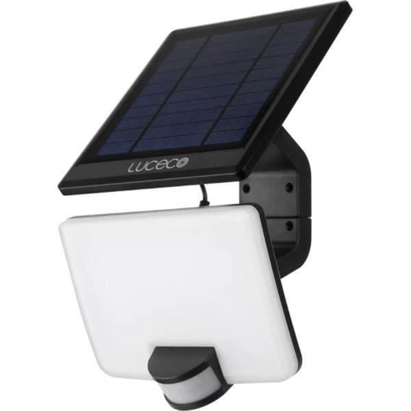Luceco8W Solar Power Guardian Floodlight - Black