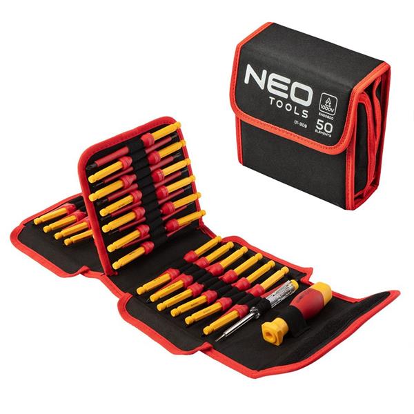 Neo Tools 50 Piece Insulated interchangeable screwdriver set 01-309