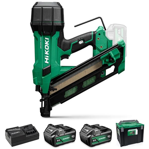 HikokiNR1890DCAJPZ 18V 2nd GEN Brushless Framing Nalier (2x5Ah)