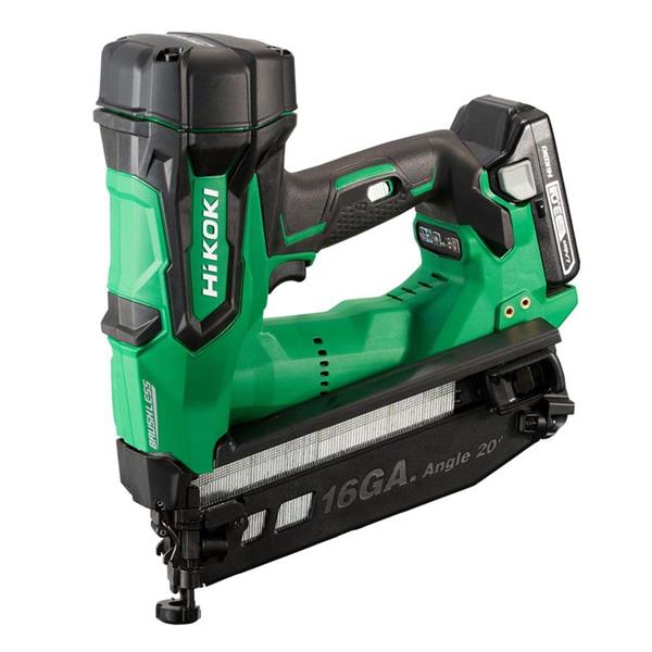 HikokiNT1865DMB 18V 16GA Brushless Angled Finish Nailer (Bare Unit)