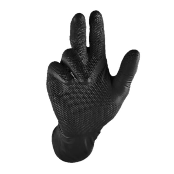 GrippazAuto Black Non-Slip Automotive Work Gloves (50 Pack)