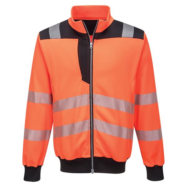 PortwestPW370 - PW3 Hi-Vis Sweatshirt - Orange/Black