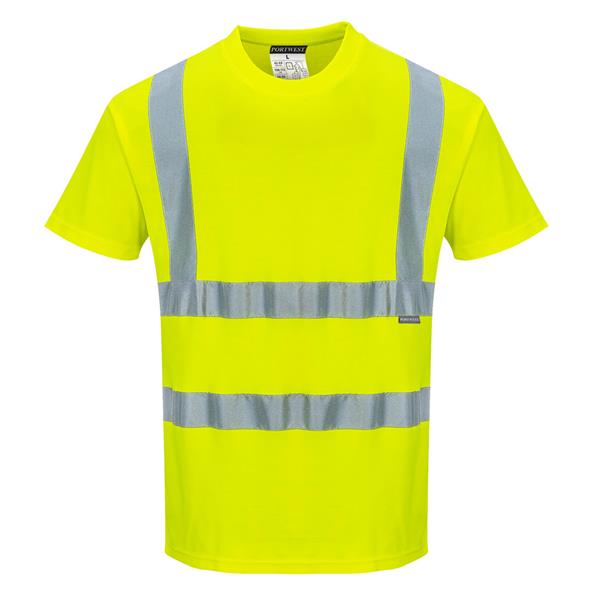 Portwest S170 - Cotton Comfort Short Sleeve T-Shirt - Yellow