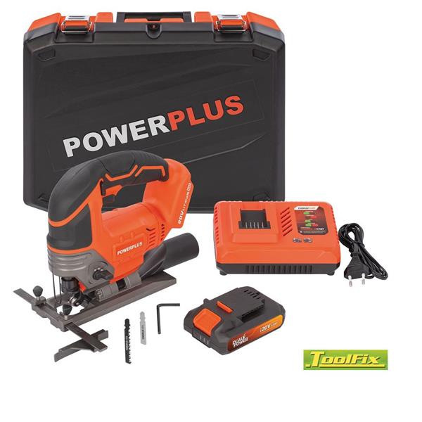 Powerplus20v Jigsaw Set (1 x 2Ah)