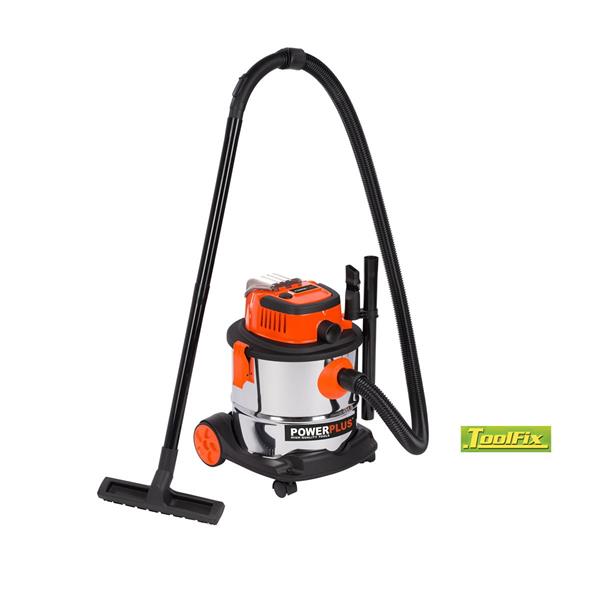Powerplus20v 20L Vacuum Cleaner Wet/Dry (Bare Unit)