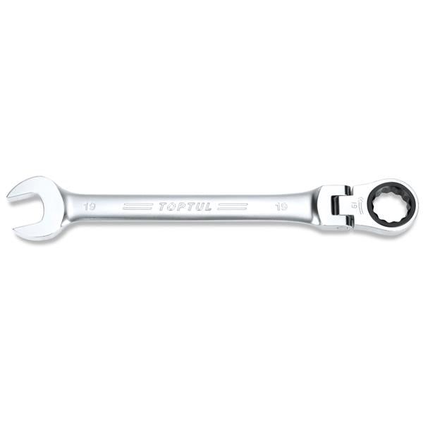 ToptulFlexible Ratchet Combination Spanner (8-19mm)