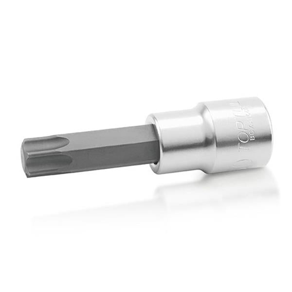 Toptul1/2"Drive Long star bit socket satin (T20-T60)