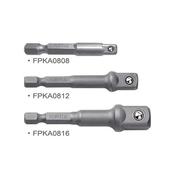 Toptul3/8"dr x 1/4" Hex Shank Socket Adapter