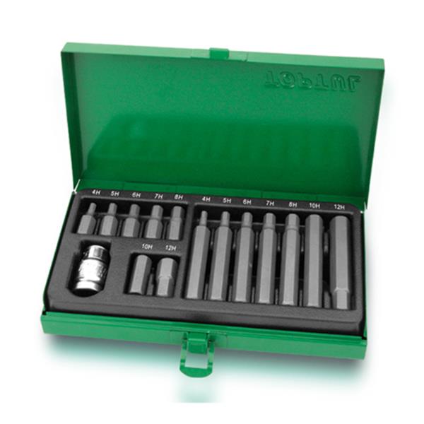 ToptulHex Bit Set 15pce
