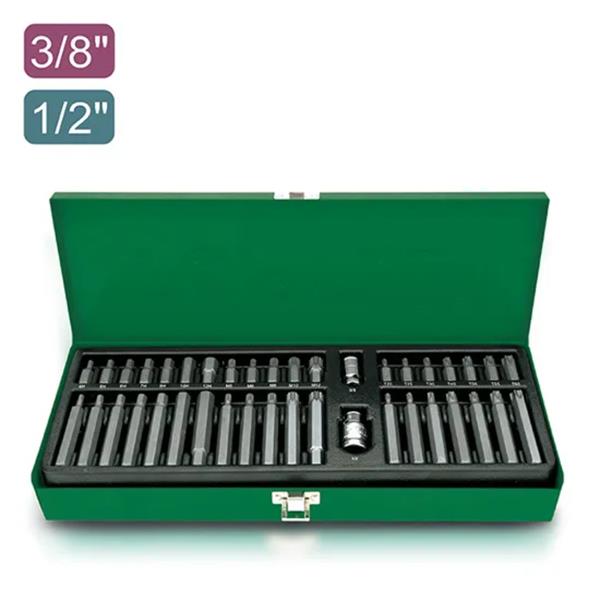 Toptul40pce TX-Hex-Spline Bit Set