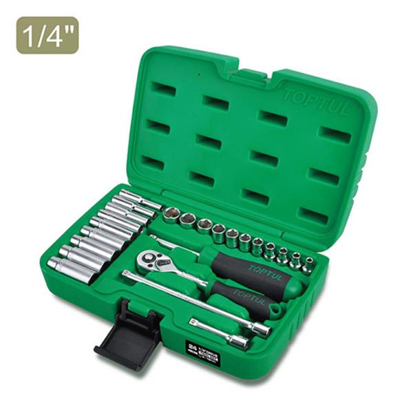 Toptul1/2"Dr Socket set 24Pc (metric)