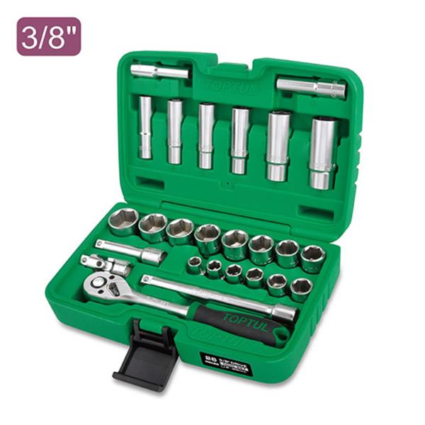 Toptul3/8"Dr Socket set 26Pc (metric)