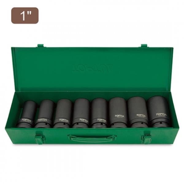 Toptul1"Dr Impact Socket Set 8pce 24-41mm