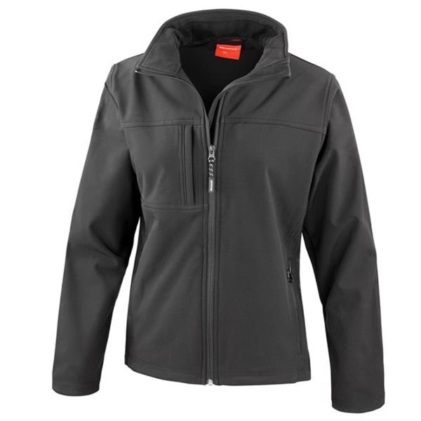 ResultR121F Women's Classic Softshell Jacket - Black