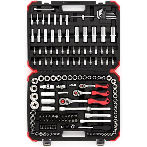 GedoreRed Socket Ratchet Set 172 Pieces 1/4, 3/8 ,1/2 DR R45603172