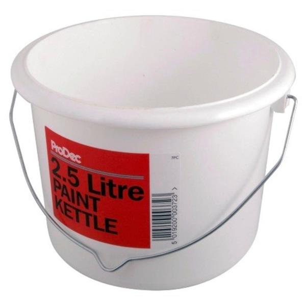 ProDec2.5L 180m(7in) Plastic Paint Kettle