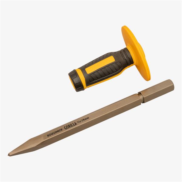RoughneckGorilla Concrete Pick with Non-Slip Hand Guard 31-929