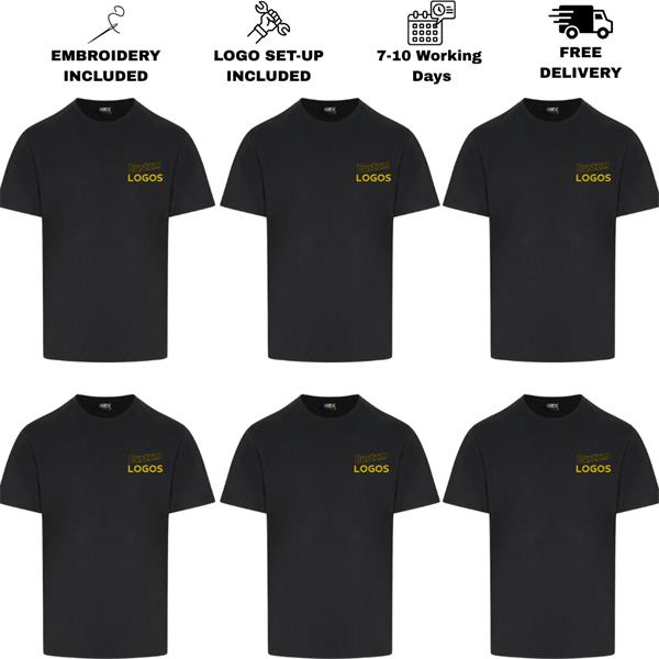 Best Value x6 T-Shirt Logo Bundle