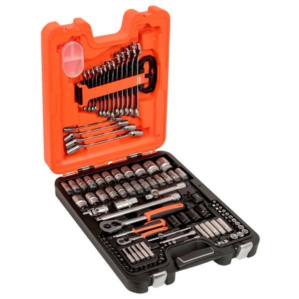 Bahco1/4" and 1/2" Square Drive Socket Set with Combination Spanner Set/L-Keys S106