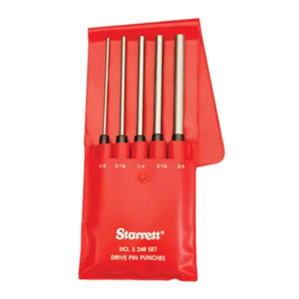StarrettS248PC Drive Pin Punch Set